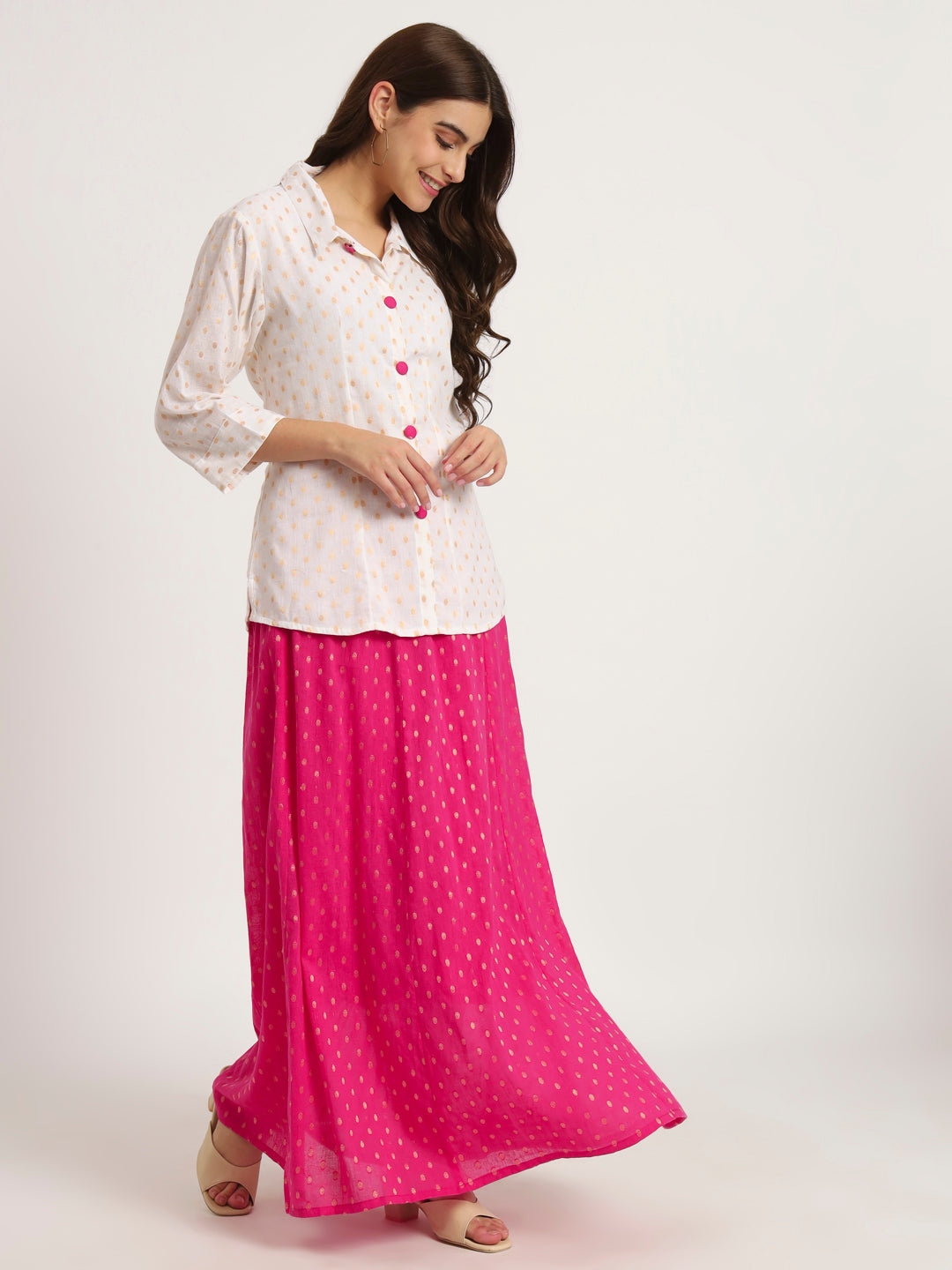 Pink Lemonade Long skirt set